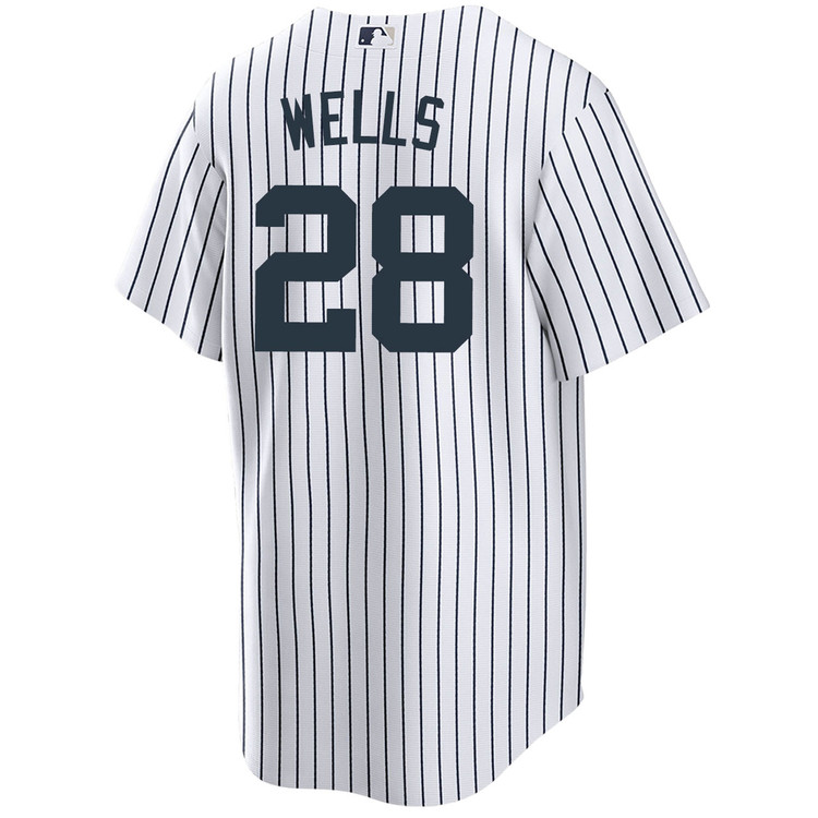 Austin Wells New York Yankees Youth Home World Series Jersey