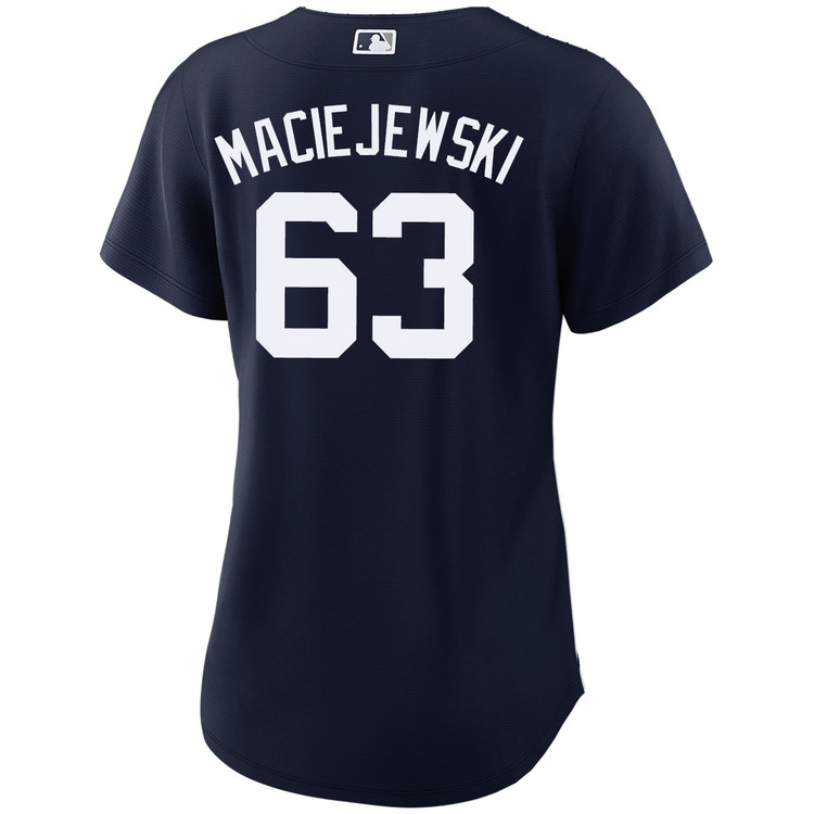 Josh Maciejewski New York Yankees Women's Alternate Navy World Series Jersey