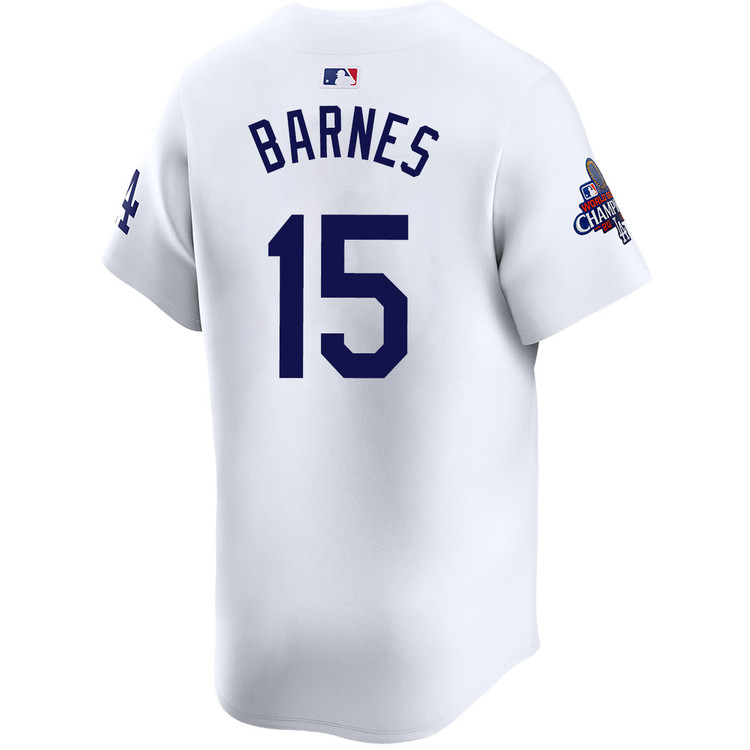 Austin Barnes Los Angeles Dodgers Youth Home Limited World Series Champions Jersey