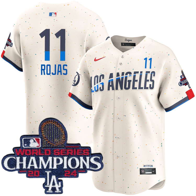 Miguel Rojas Los Angeles Dodgers City Connect Limited World Series Champions Jersey