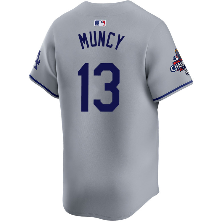 Max Muncy Los Angeles Dodgers Road Limited World Series Champions Jersey