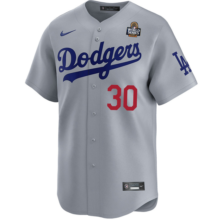 Dave Roberts Los Angeles Dodgers Alternate Road Limited World Series Jersey