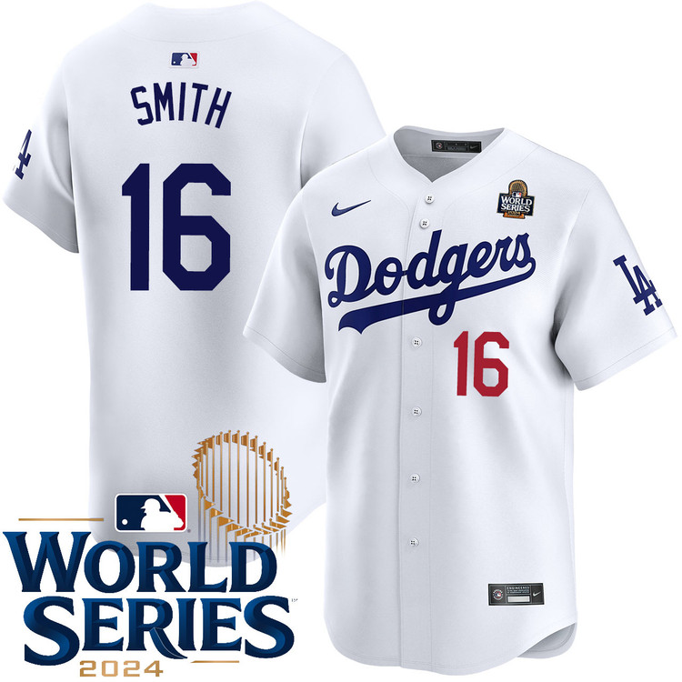 Will Smith Los Angeles Dodgers Youth Home Limited World Series Jersey