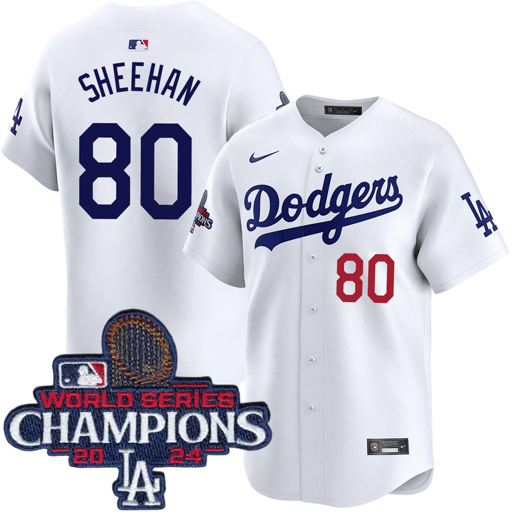 Emmet Sheehan Los Angeles Dodgers Home Limited World Series Champions Jersey