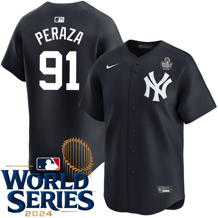 Oswald Peraza New York Yankees Alternate Limited World Series Jersey