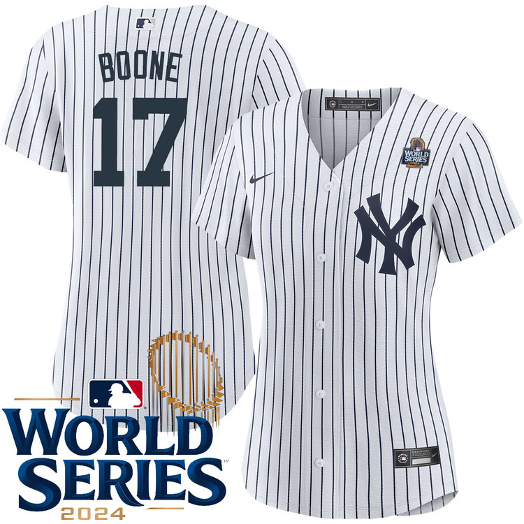 Aaron Boone New York Yankees Women's Home World Series Jersey
