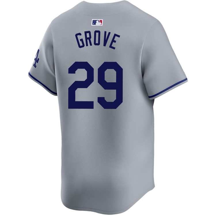 Michael Grove Los Angeles Dodgers Road Limited World Series Jersey