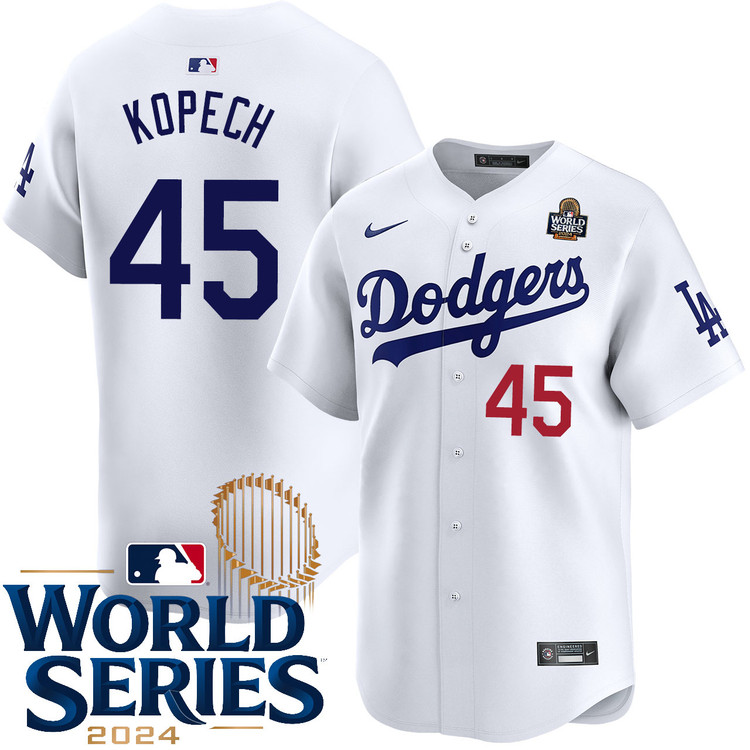 Michael Kopech Los Angeles Dodgers Youth Home Limited World Series Jersey