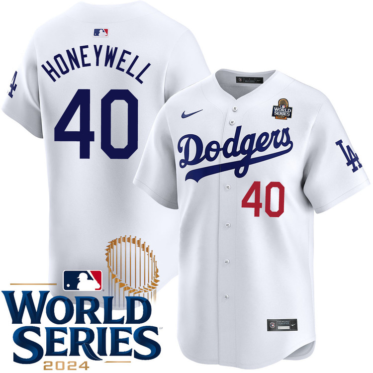 Brent Honeywell Los Angeles Dodgers Youth Home Limited World Series Jersey