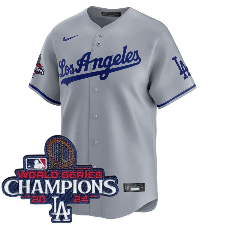 Los Angeles Dodgers Road Limited World Series Champions Jersey
