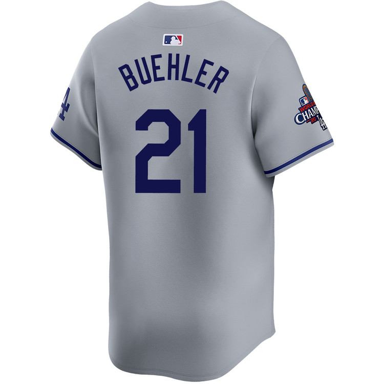 Walker Buehler Los Angeles Dodgers Road Limited World Series Champions Jersey