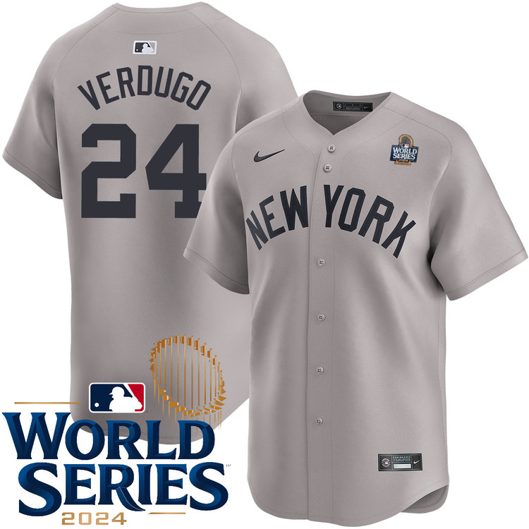 Alex Verdugo New York Yankees Road Limited World Series Jersey