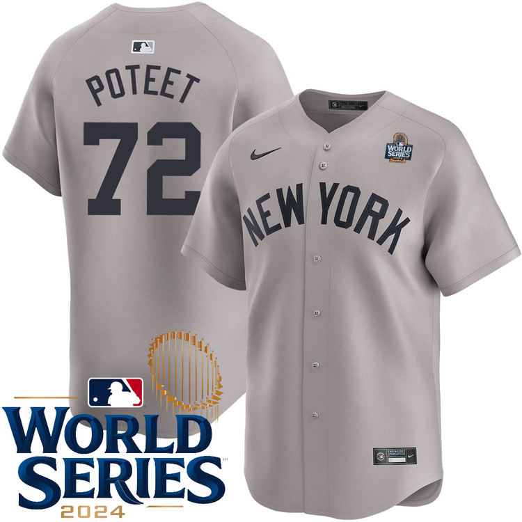 Cody Poteet New York Yankees Road Limited World Series Jersey