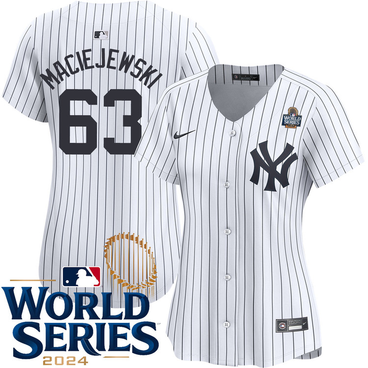 Josh Maciejewski New York Yankees Women's Home Limited World Series Jersey