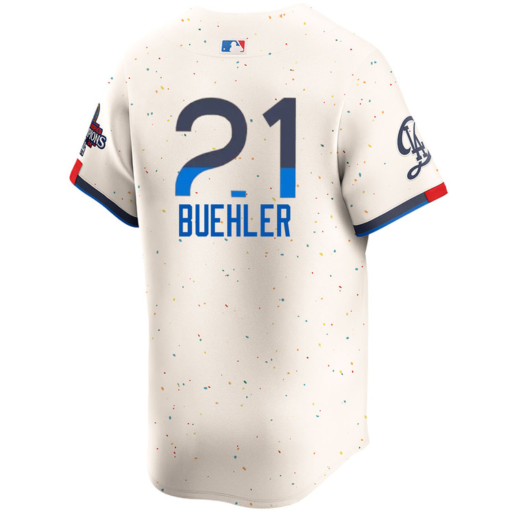 Walker Buehler Los Angeles Dodgers City Connect Limited World Series Champions Jersey
