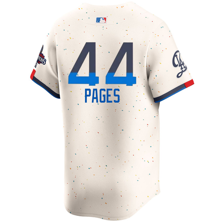 Andy Pages Los Angeles Dodgers City Connect Limited World Series Champions Jersey