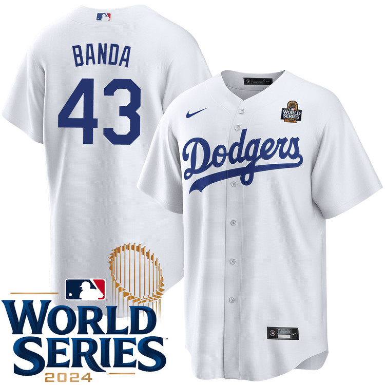 Anthony Banda Los Angeles Dodgers Youth Home World Series Jersey