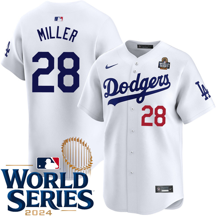 Bobby Miller Los Angeles Dodgers Home Limited World Series Jersey