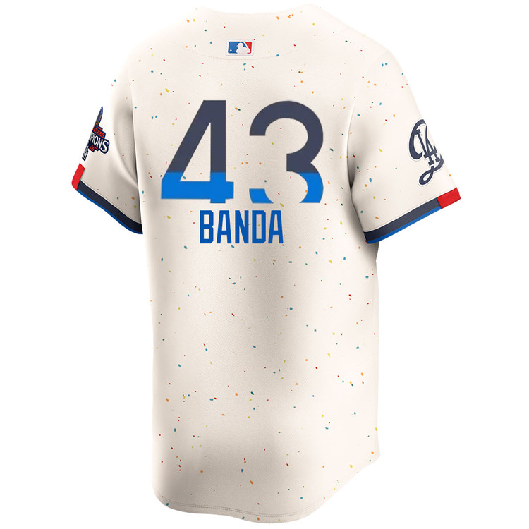 Anthony Banda Los Angeles Dodgers City Connect Limited World Series Champions Jersey