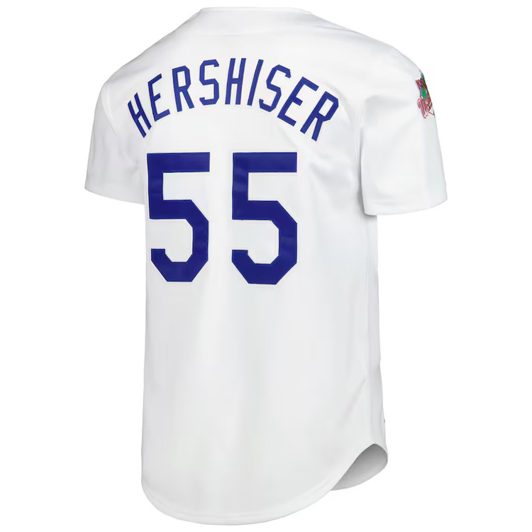 Orel Hershiser Los Angeles Dodgers Cooperstown Collection Authentic Jersey