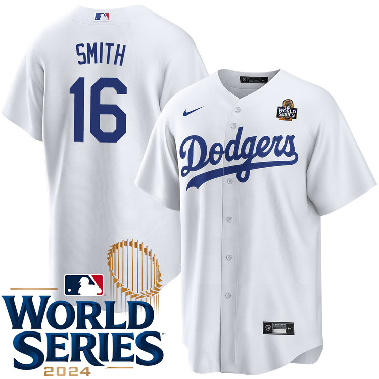 Will Smith Los Angeles Dodgers Home World Series Jersey