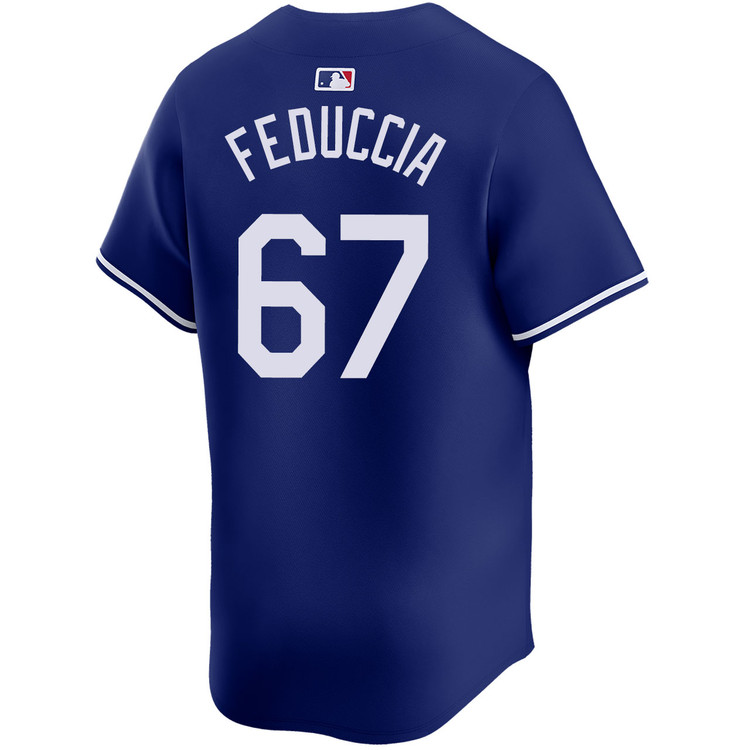 Hunter Feduccia Los Angeles Dodgers Alternate Royal Limited World Series Jersey