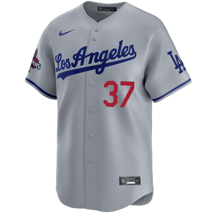 Teoscar Hernandez Los Angeles Dodgers Road Limited World Series Champions Jersey