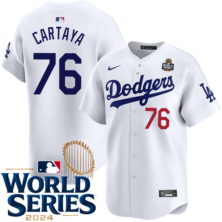 Diego Cartaya Los Angeles Dodgers Home Limited World Series Jersey