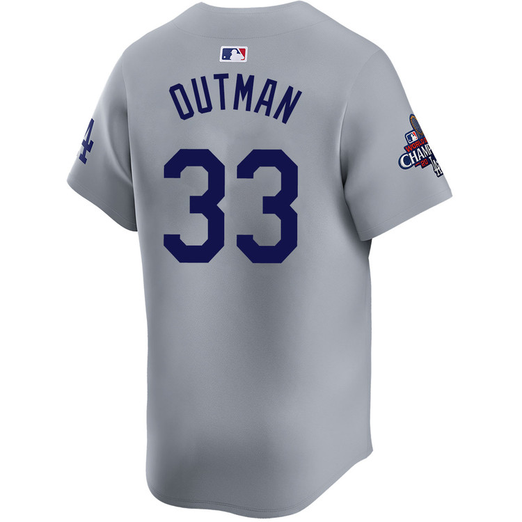 James Outman Los Angeles Dodgers Alternate Road Limited World Series Champions Jersey
