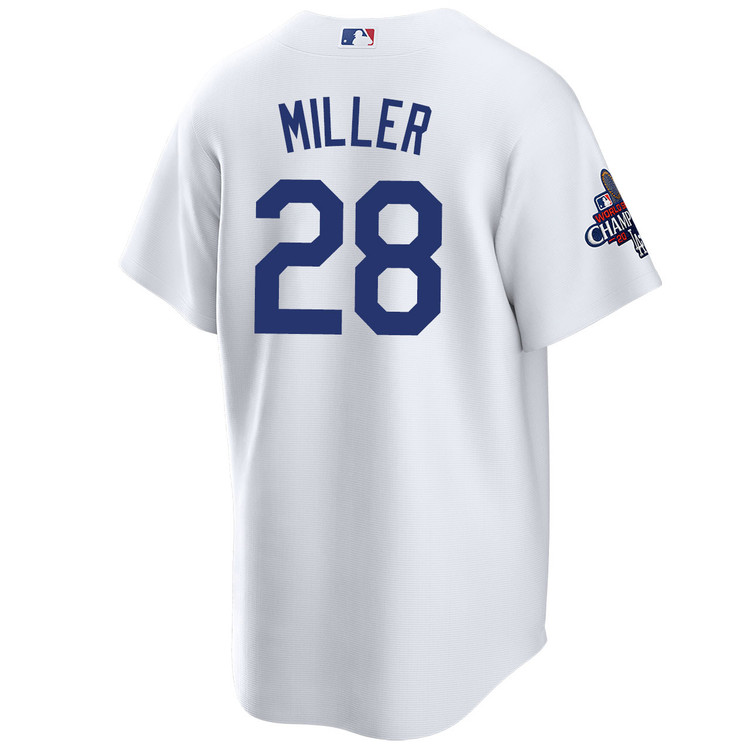 Bobby Miller Los Angeles Dodgers Youth Home World Series Champions Jersey