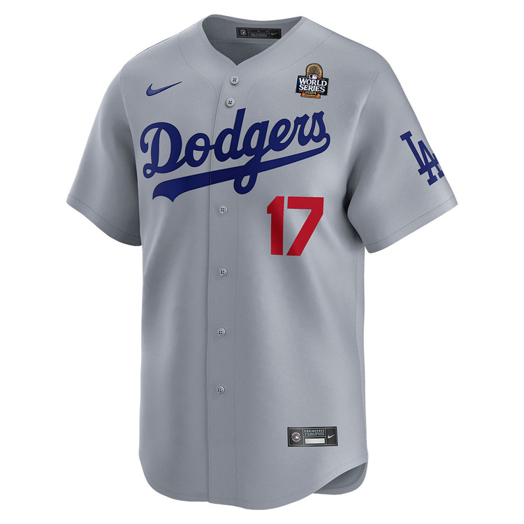 Shohei Ohtani Los Angeles Dodgers Alternate Road Limited World Series Jersey