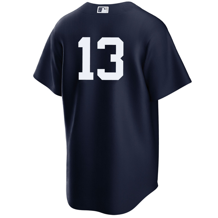 Jazz Chisholm Jr. New York Yankees Alternate Navy Player World Series Jersey