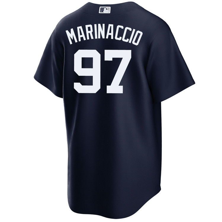 Ron Marinaccio New York Yankees Alternate Navy World Series Jersey