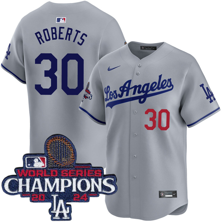 Dave Roberts Los Angeles Dodgers Road Limited World Series Champions Jersey