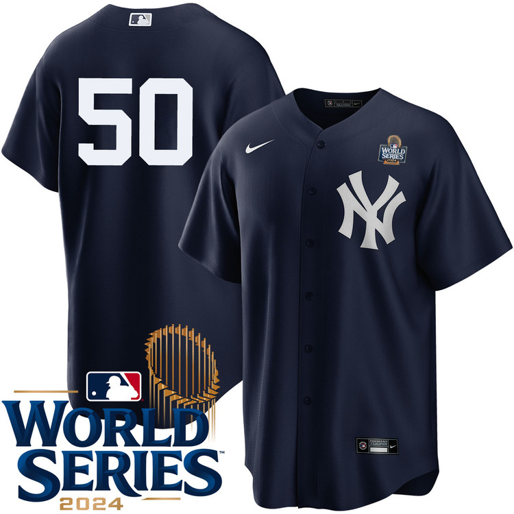 Michael Tonkin New York Yankees Alternate Navy Player World Series Jersey