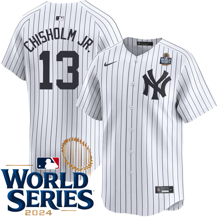 Jazz Chisholm Jr. New York Yankees Youth Home Limited World Series Jersey