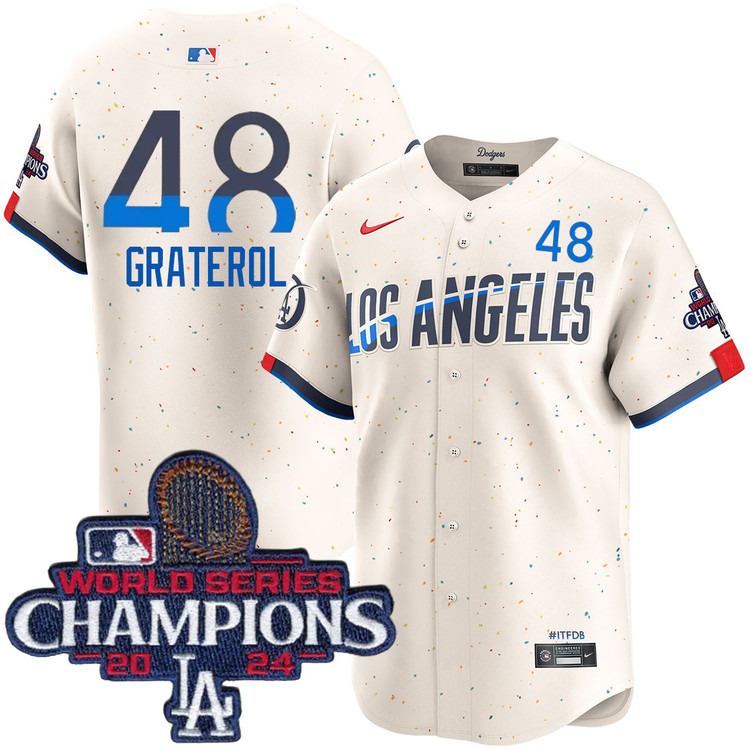 Brusdar Graterol Los Angeles Dodgers City Connect Limited World Series Champions Jersey