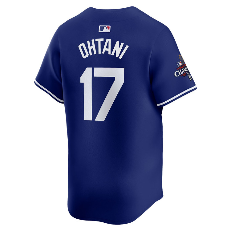 Shohei Ohtani Los Angeles Dodgers Alternate Royal Limited World Series Champions Jersey