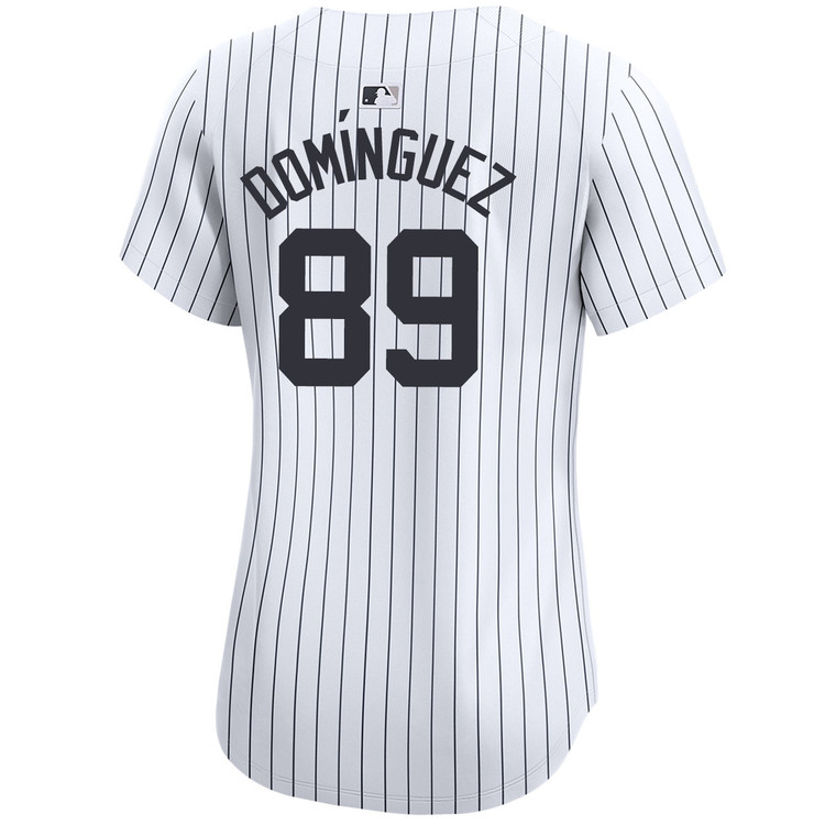 Jasson Dominguez New York Yankees Women's Home Limited World Series Jersey
