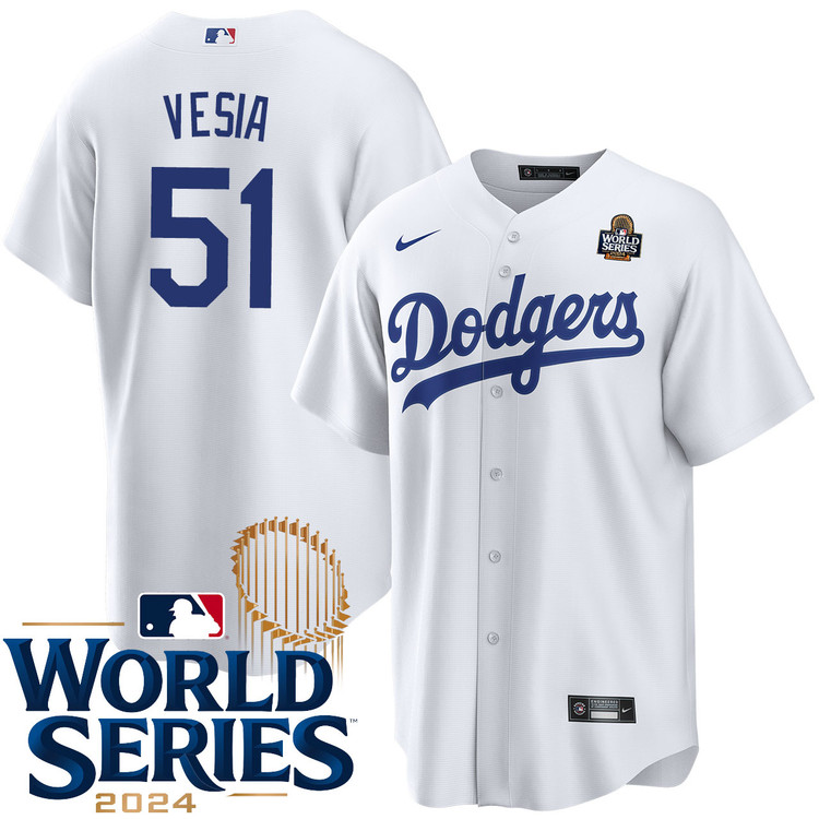 Alex Vesia Los Angeles Dodgers Home World Series Jersey