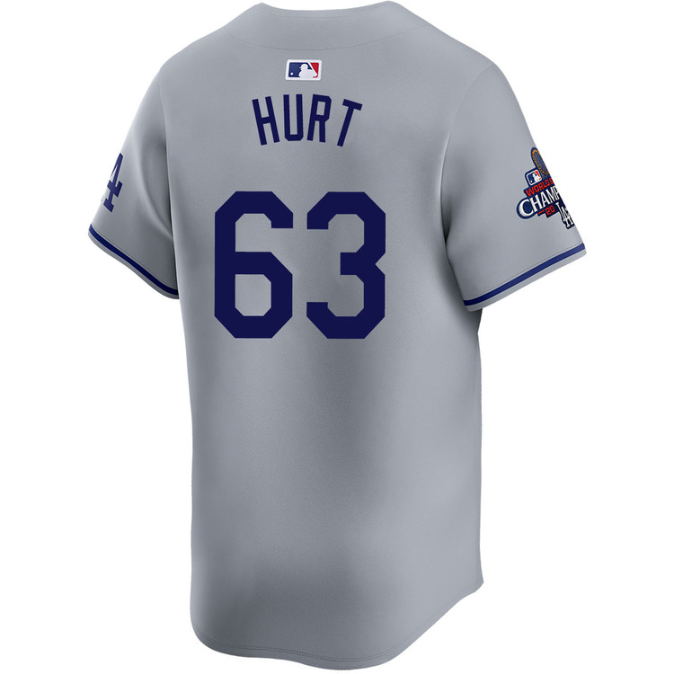 Kyle Hurt Los Angeles Dodgers Road Limited World Series Champions Jersey