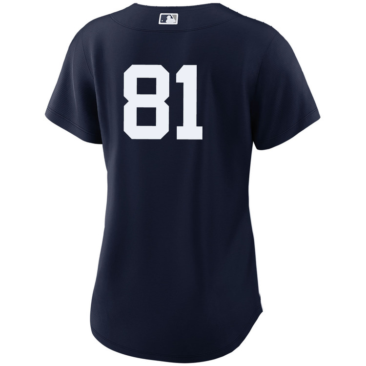 Luis Gil New York Yankees Women's Alternate Navy Player  World Series  Jersey