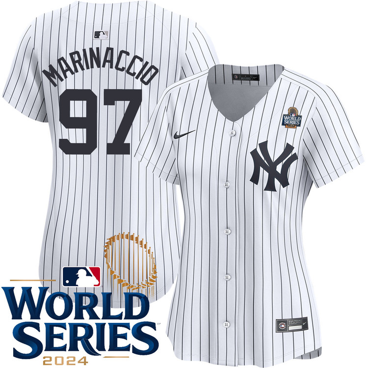 Ron Marinaccio New York Yankees Women's Home Limited World Series Jersey
