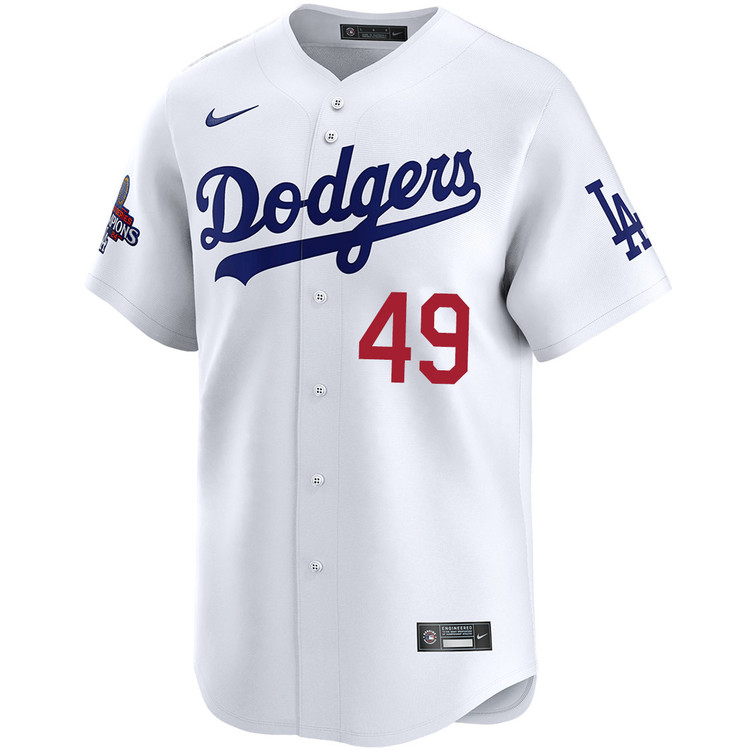 Blake Treinen Los Angeles Dodgers Home Limited World Series Champions Jersey
