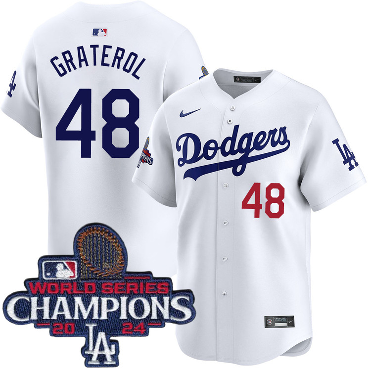 Brusdar Graterol Los Angeles Dodgers Youth Home Limited World Series Champions Jersey
