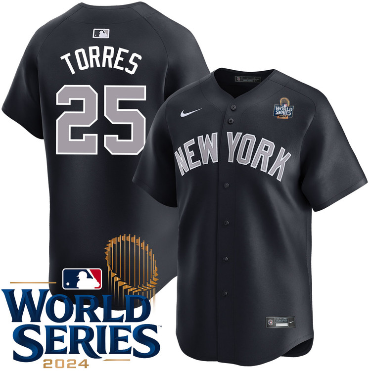 Gleyber Torres New York Yankees Alternate Road Limited World Series Jersey