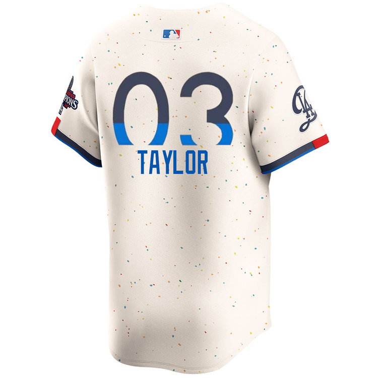 Chris Taylor Los Angeles Dodgers City Connect Limited World Series Champions Jersey