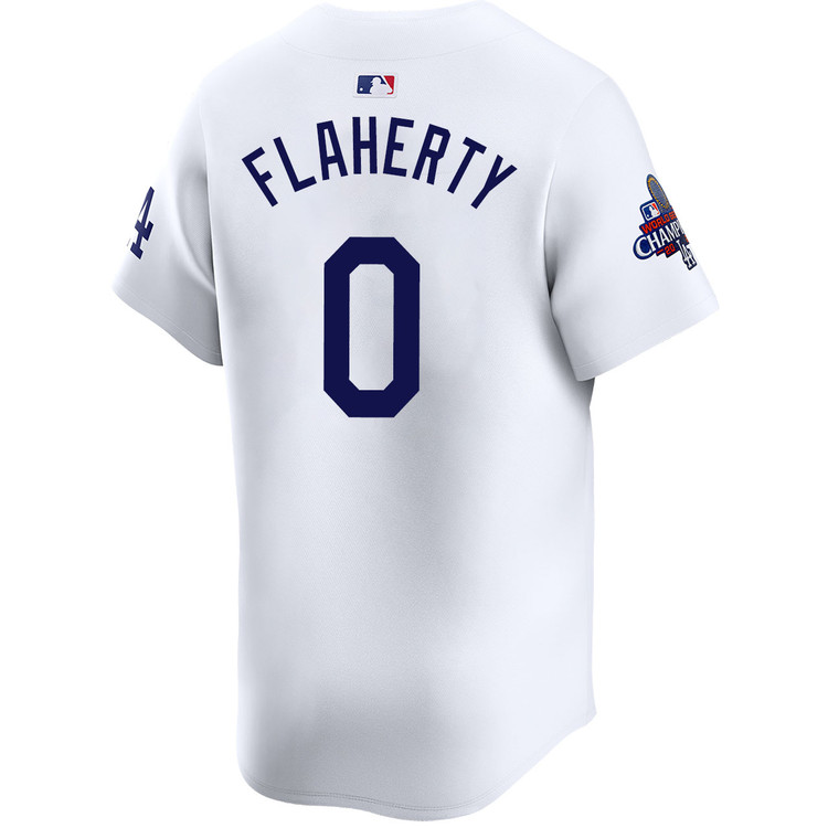 Jack Flaherty Los Angeles Dodgers Youth Home Limited World Series Champions Jersey