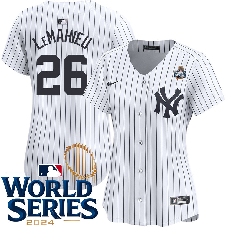 DJ LeMahieu New York Yankees Women's Home Limited World Series Jersey
