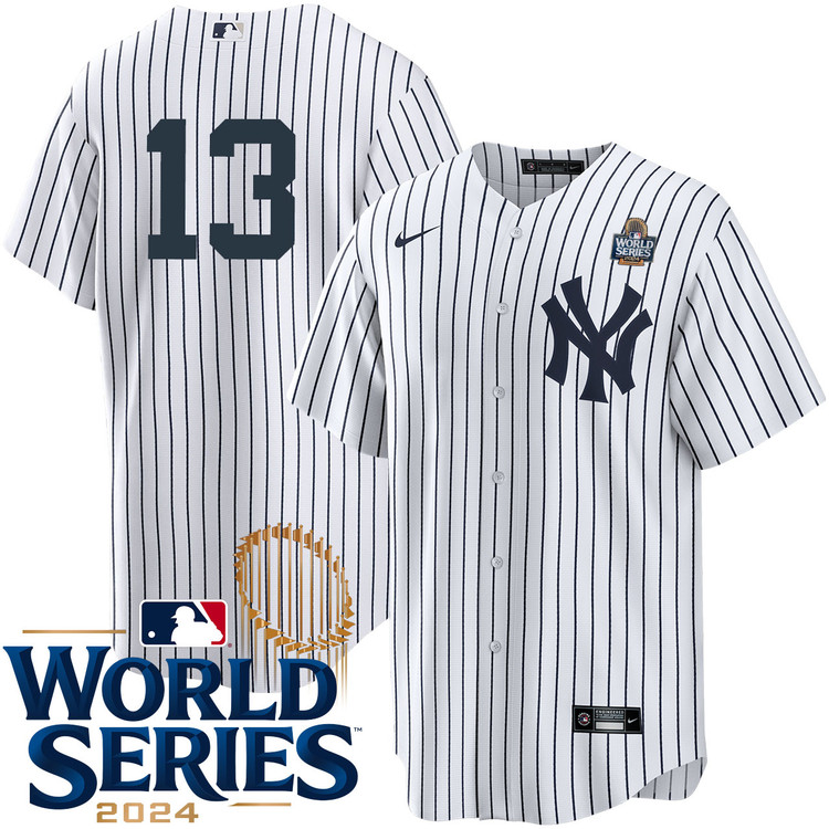 Jazz Chisholm Jr. New York Yankees Home Player World Series Jersey
